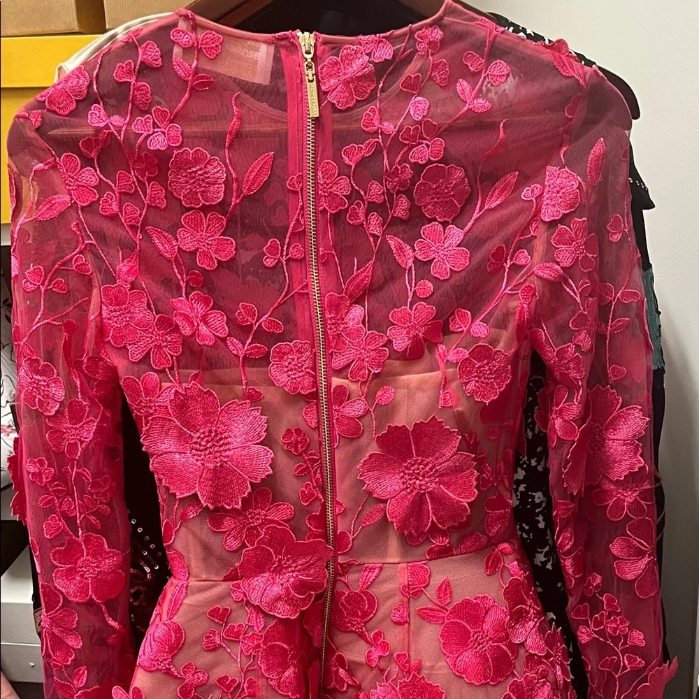 Bronx and Banco Bouquet Maraya Dress Fushia - Picture 5 of 5